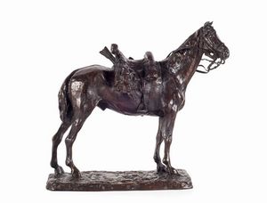 SCULTORE ANONIMO - Cavallo XIX secolo