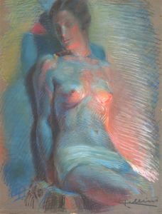 CELLINI GAETANO Ravenna 1875 - 1957 Torino - Nudo femminile