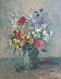 EMPRIN GIULIANO Torino 1902 - 1991 - Vaso di fiori