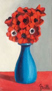 FAILLA FABIO Lucca 1917 - 1987 - Vaso di fiori 1974