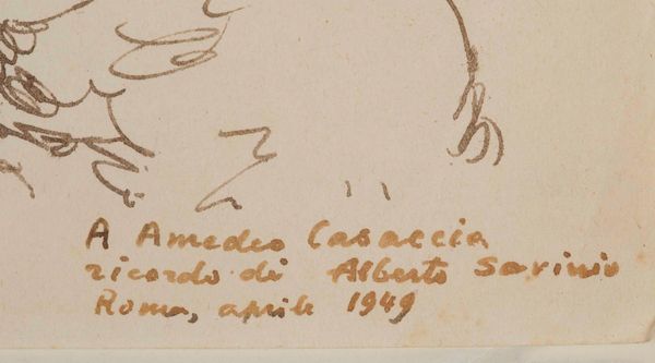 Savinio Alberto : Minotauro, 1949 ca  - Asta Arte Moderna e Contemporanea - Prima Sessione - Associazione Nazionale - Case d'Asta italiane