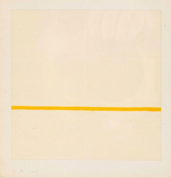 CALDERARA ANTONIO : Senza titolo (orizzonte), 1972  - Asta Arte Moderna e Contemporanea - Prima Sessione - Associazione Nazionale - Case d'Asta italiane