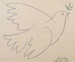 PICASSO PABLO - Colomba della pace, 1961