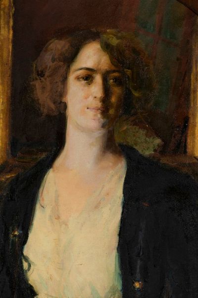 BALLA GIACOMO : Ritratto della signorina Burba, 1920  - Asta Arte Moderna e Contemporanea - Seconda Sessione - Associazione Nazionale - Case d'Asta italiane