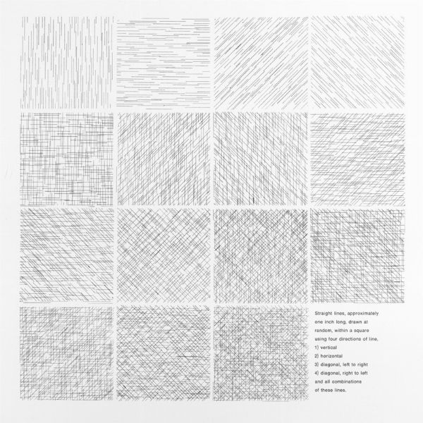 Lewitt Sol : Lines of One Inch in Four Directions and All Combinations, 1971  - Asta Arte Moderna e Contemporanea - Seconda Sessione - Associazione Nazionale - Case d'Asta italiane