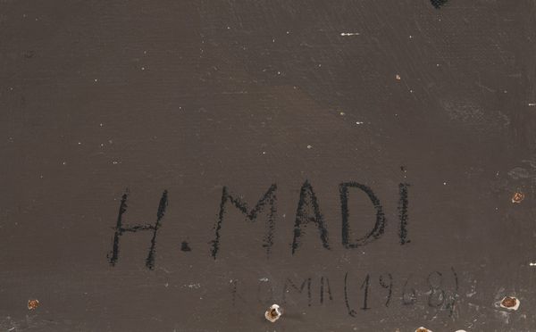 Hussein Madi : Senza titolo, 1968  - Asta Arte Moderna e Contemporanea - Seconda Sessione - Associazione Nazionale - Case d'Asta italiane
