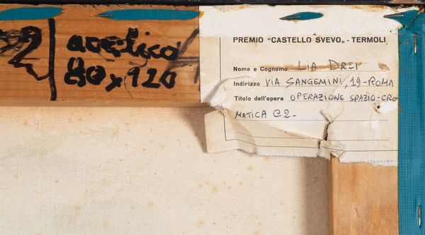 Drei Lia : Operazione Spaziocromatica C2, 1964  - Asta Arte Moderna e Contemporanea - Seconda Sessione - Associazione Nazionale - Case d'Asta italiane