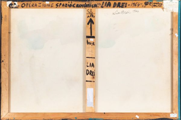 Drei Lia : Operazione Spaziocromatica C2, 1964  - Asta Arte Moderna e Contemporanea - Seconda Sessione - Associazione Nazionale - Case d'Asta italiane