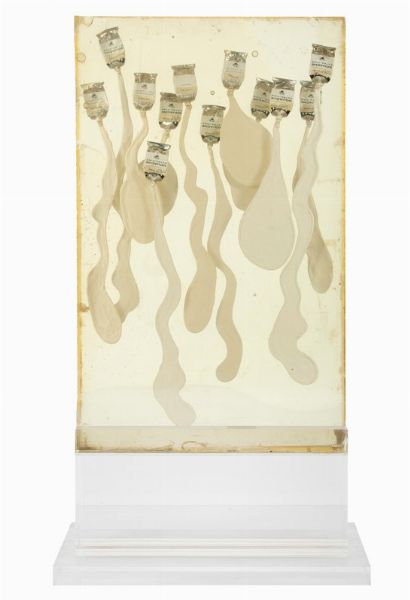ARMAN FERNANDEZ : Tubi bianchi, 1969  - Asta Arte Moderna e Contemporanea - Seconda Sessione - Associazione Nazionale - Case d'Asta italiane