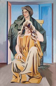 Magnelli Alberto : Due donne, 1924-1928  - Asta Arte Moderna e Contemporanea - Seconda Sessione - Associazione Nazionale - Case d'Asta italiane