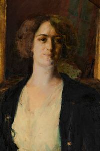 BALLA GIACOMO : Ritratto della signorina Burba, 1920  - Asta Arte Moderna e Contemporanea - Seconda Sessione - Associazione Nazionale - Case d'Asta italiane