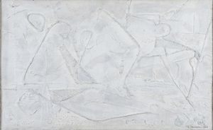 Nangeroni Carlo : Rilievo bianco (White relief), 1954  - Asta Arte Moderna e Contemporanea - Seconda Sessione - Associazione Nazionale - Case d'Asta italiane