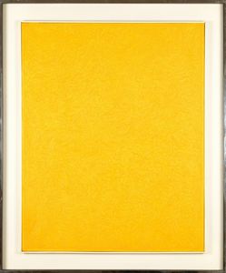 Boille Luigi : Spazio giallo N. 4, 1973  - Asta Arte Moderna e Contemporanea - Seconda Sessione - Associazione Nazionale - Case d'Asta italiane