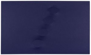 SIMETI TURI : 4 ovali blu, 2011  - Asta Arte Moderna e Contemporanea - Seconda Sessione - Associazione Nazionale - Case d'Asta italiane