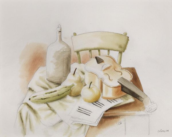 Fernando Botero : Foto autenticata dall'artista.  - Asta ASTA ARTE MODERNA, 27 MAGGIO 2017 - Associazione Nazionale - Case d'Asta italiane