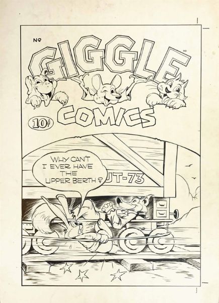 Hultgren Ken : Giggle Comics  - Asta I Maestri del Fumetto e dell'Illustrazione - Associazione Nazionale - Case d'Asta italiane
