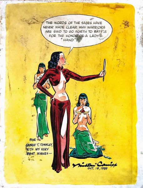 Caniff Milton : Dragon Lady da Terry e i Pirati  - Asta I Maestri del Fumetto e dell'Illustrazione - Associazione Nazionale - Case d'Asta italiane