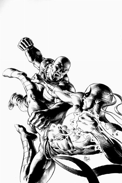 Deodato Mike : Iron Fist  - Asta I Maestri del Fumetto e dell'Illustrazione - Associazione Nazionale - Case d'Asta italiane