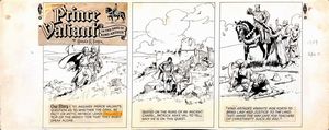 Foster  Harold Rudolph : Prince Valiant  The Quest for the Graal  - Asta I Maestri del Fumetto e dell'Illustrazione - Associazione Nazionale - Case d'Asta italiane