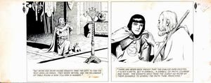 Foster  Harold Rudolph : Prince Valiant  The Quest for the Graal  - Asta I Maestri del Fumetto e dell'Illustrazione - Associazione Nazionale - Case d'Asta italiane