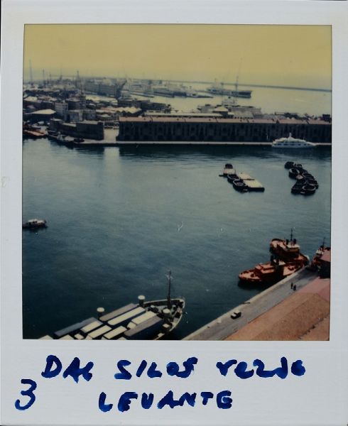 Alberto Lattuada : Dal Silos verso Levante - polaroid con Vedute di Genova 1989-1990  - Asta Fotografia - Associazione Nazionale - Case d'Asta italiane