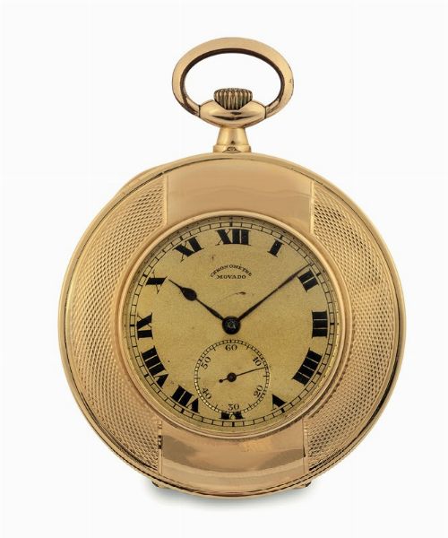MOVADO : MOVADO, Chronometre. Orologio da tasca, in oro giallo 18K. Realizzato nel 1930 circa  - Asta Orologi da polso e da tasca - Associazione Nazionale - Case d'Asta italiane
