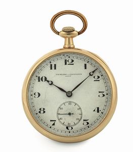 VACHERON CONSTANTIN - VACHERON&CONSTANTIN, Geneve, cassa No. 209390. Orologio da tasca, in oro rosa 18K. Realizzato nel 1940 circa