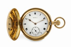 American Waltham Watch Co. - American Waltham Watch Co, Ripetizione 5 minuti. Raro, orologio da tasca, modello savonette, in oro giallo 18K. Realizzato circa nel 1890