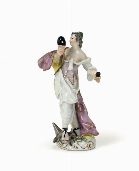 Figurina Meissen, verso il 1750  - Asta Maioliche e Porcellane - Associazione Nazionale - Case d'Asta italiane