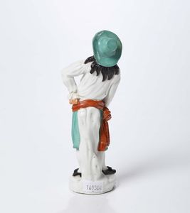 Figurina Napoli, Real Fabbrica Ferdinandea, 1790-1800  - Asta Maioliche e Porcellane - Associazione Nazionale - Case d'Asta italiane