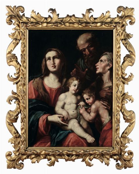 Viani Giovanni Maria : Sacra Famiglia  - Asta Fine Art Selection - Associazione Nazionale - Case d'Asta italiane