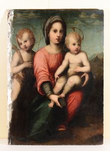 Puligo Domenico - Madonna con Bambino e San Giovannino