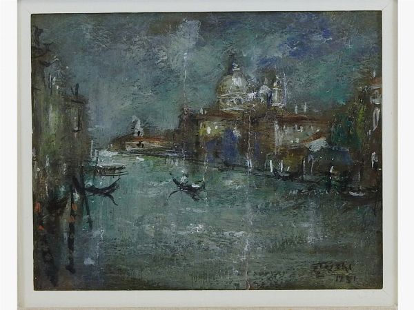 Ermanno Toschi : Venezia 1931  - Asta Arte moderna e contemporanea / Arredi, Argenti e Dipinti Antichi - Associazione Nazionale - Case d'Asta italiane