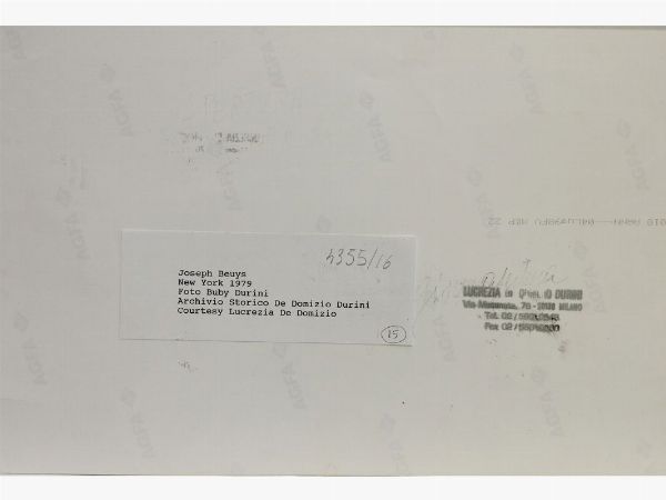 JOSEPH BEUYS : Joseph Beuys 1979  - Asta Arte moderna e contemporanea / Arredi, Argenti e Dipinti Antichi - Associazione Nazionale - Case d'Asta italiane