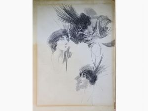 Giovanni Boldini - Tre studi per il Ritratto di Dora di Rudin Labouchre