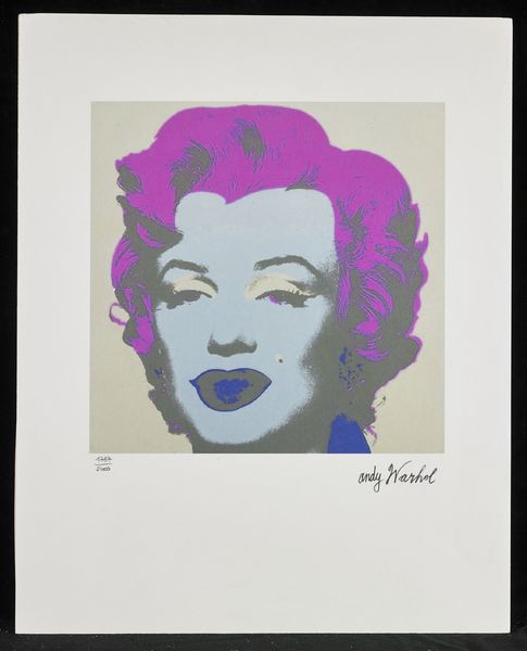 Andy Warhol : Marilyn Monroe.  - Asta ASTA 256 ARTE MODERNA (ONLINE) - Associazione Nazionale - Case d'Asta italiane