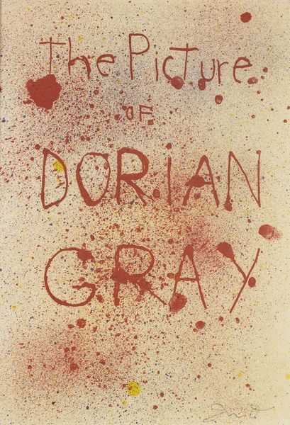 JIM DINE : The picture of Dorian Gray.  - Asta ASTA 256 ARTE MODERNA (ONLINE) - Associazione Nazionale - Case d'Asta italiane