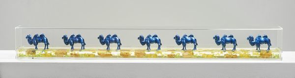 WILLIAM SWEETLOVE : Seven Cloned blu camels.  - Asta ASTA 256 ARTE MODERNA (ONLINE) - Associazione Nazionale - Case d'Asta italiane