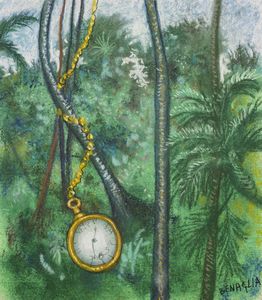 ENRICO BENAGLIA - L'orologio nella foresta.