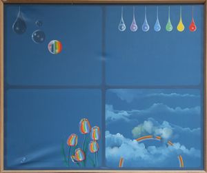 RENZO MARGONARI - Tavola dei fenomeni arcobalenici.