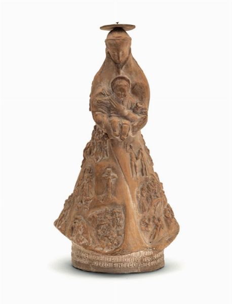 Madonna del mantello  - Asta Arti Decorative del XX secolo - Associazione Nazionale - Case d'Asta italiane