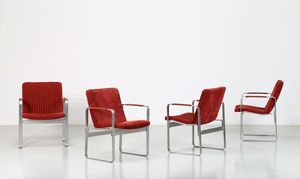 KARL-ERIK EKSELIUS - Quattro sedie mod. Mondo  per JOC Vetlanda  anni '50