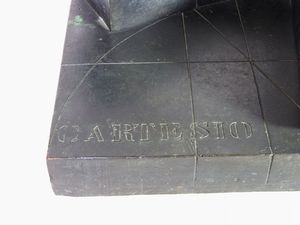 Gi Pomodoro : Cartesio 1976  - Asta Arte moderna e contemporanea - Associazione Nazionale - Case d'Asta italiane