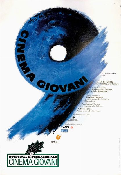 Testa Armando : CINEMA GIOVANI 9 FESTIVAL INTERNAZIONALE  - Asta Manifesti d'Epoca - Associazione Nazionale - Case d'Asta italiane