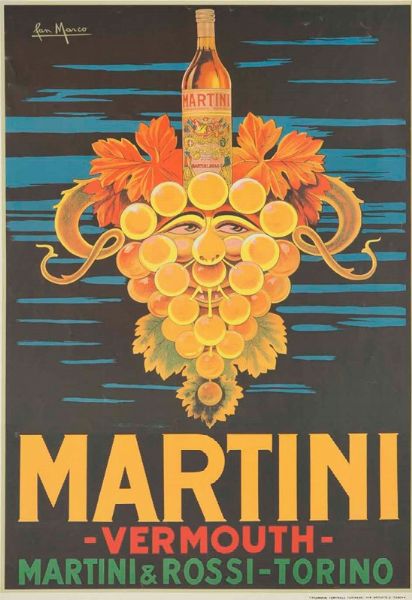 San Marco : MARTINI VERMOUTH / MARTINI & ROSSI TORINO  - Asta Manifesti d'Epoca - Associazione Nazionale - Case d'Asta italiane