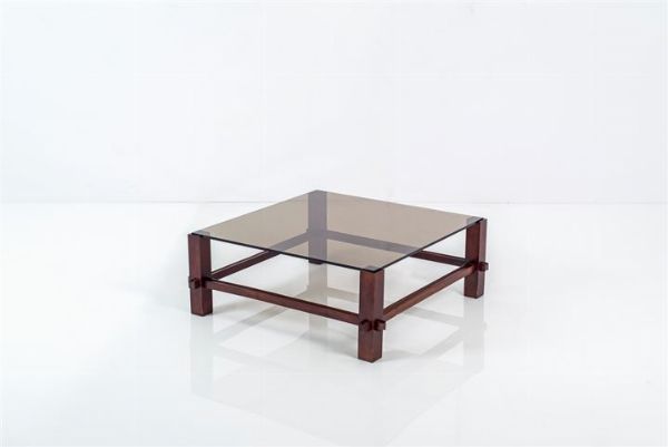 FONTANA ARTE : Tavolino mod. 2461 Quadrato  - Asta Design - Associazione Nazionale - Case d'Asta italiane