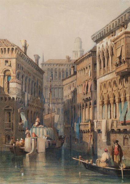 Venezia  - Asta Dipinti del XIX e XX secolo - Associazione Nazionale - Case d'Asta italiane