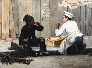 Moreau Chocarne - Entr amis, 1892