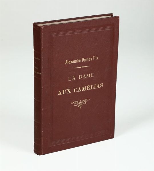 La dame aux Camelias.Paris,Librairie Moderne Havard,1858  - Asta Vedute, Carte e Libri Rari - Associazione Nazionale - Case d'Asta italiane