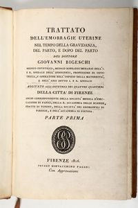 Trattato delle emorragie uterine, Firenze, Ranieri 1781  - Asta Vedute, Carte e Libri Rari - Associazione Nazionale - Case d'Asta italiane